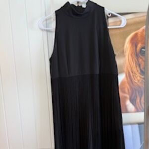 Boston Proper “Muse” Black Fringe Cocktail Dress – Size 6